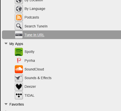 LMS interface with all services enabled